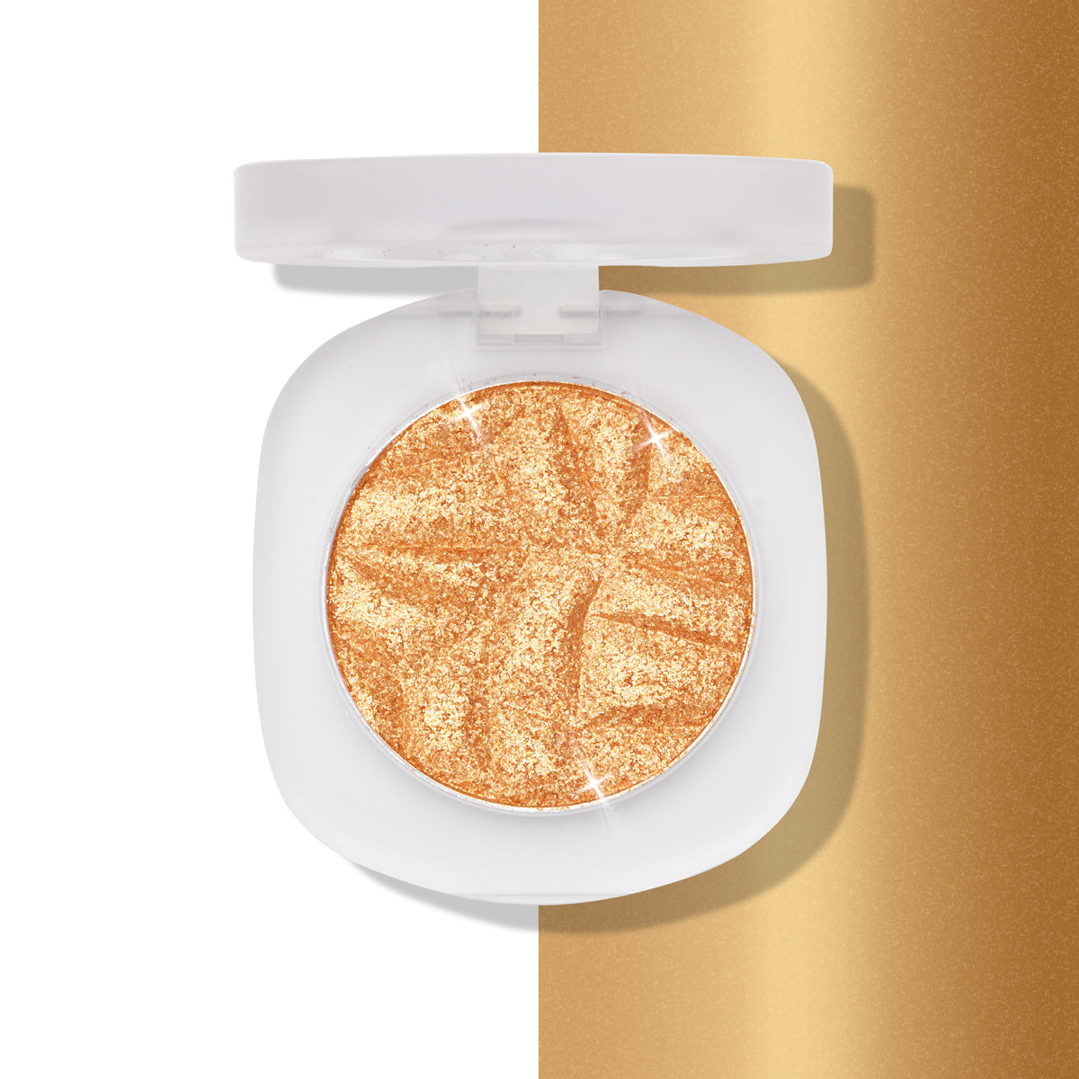 Image: Highlighter Poudre - Luminosité exceptionnelle pour un teint éclatant. Color: Doré. Réf: HP 25ml. Idéal pour un look saisissant. De la collection de maquillage pour les femmes - Guadeloupe.