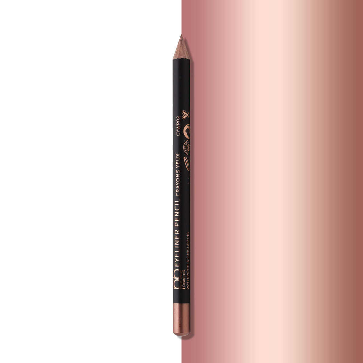 Beige Métallisé color of Crayon Yeux Waterproof | Regard Intense | Maquillage Guadeloupe