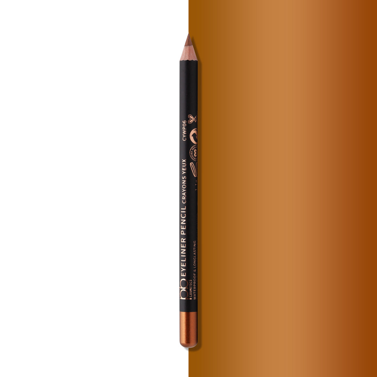 Bronze color of Crayon Yeux Waterproof | Regard Intense | Maquillage Guadeloupe