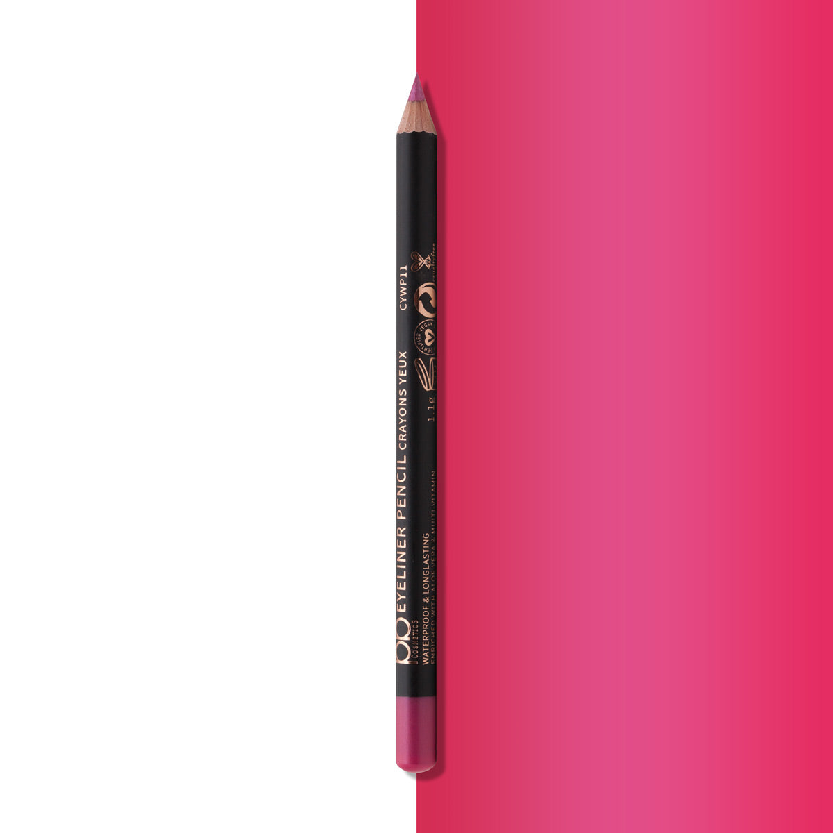  Rose Métallisé color of Crayon Yeux Waterproof | Regard Intense | Maquillage Guadeloupe