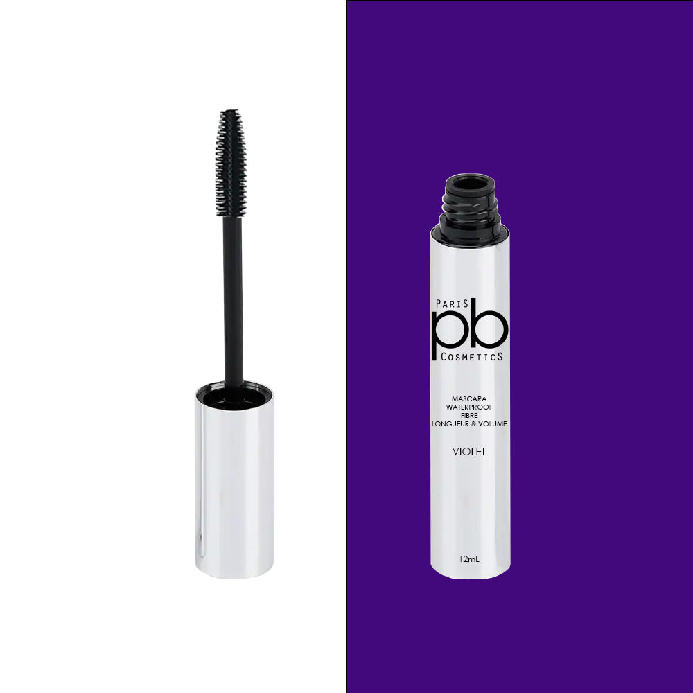 Image: Mascara Waterproof Longueur & Volume [Color: Violet] - Cils sublimés en toutes circonstances. Réf: MFWPB 12ml. De la collection de maquillage pour les femmes - Guadeloupe.