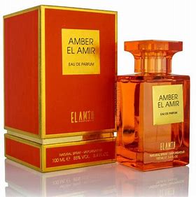 Image: Parfums ElAmir [Color: Orange - Amber] - Format 100ml, Eau de Parfum. De la collection de parfums pour les femmes - Guadeloupe.