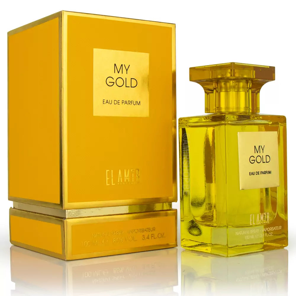 Image: Parfums ElAmir [Color: Jaune - My Gold] - Format 100ml, Eau de Parfum. De la collection de parfums pour les femmes - Guadeloupe.